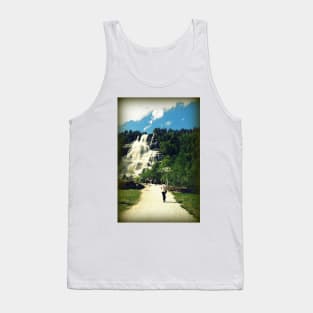 Visit to Tvindefossen Falls Tank Top